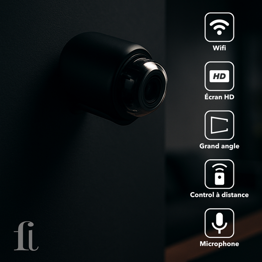 Mini Caméra Intelligente – Connectée et Invisible
