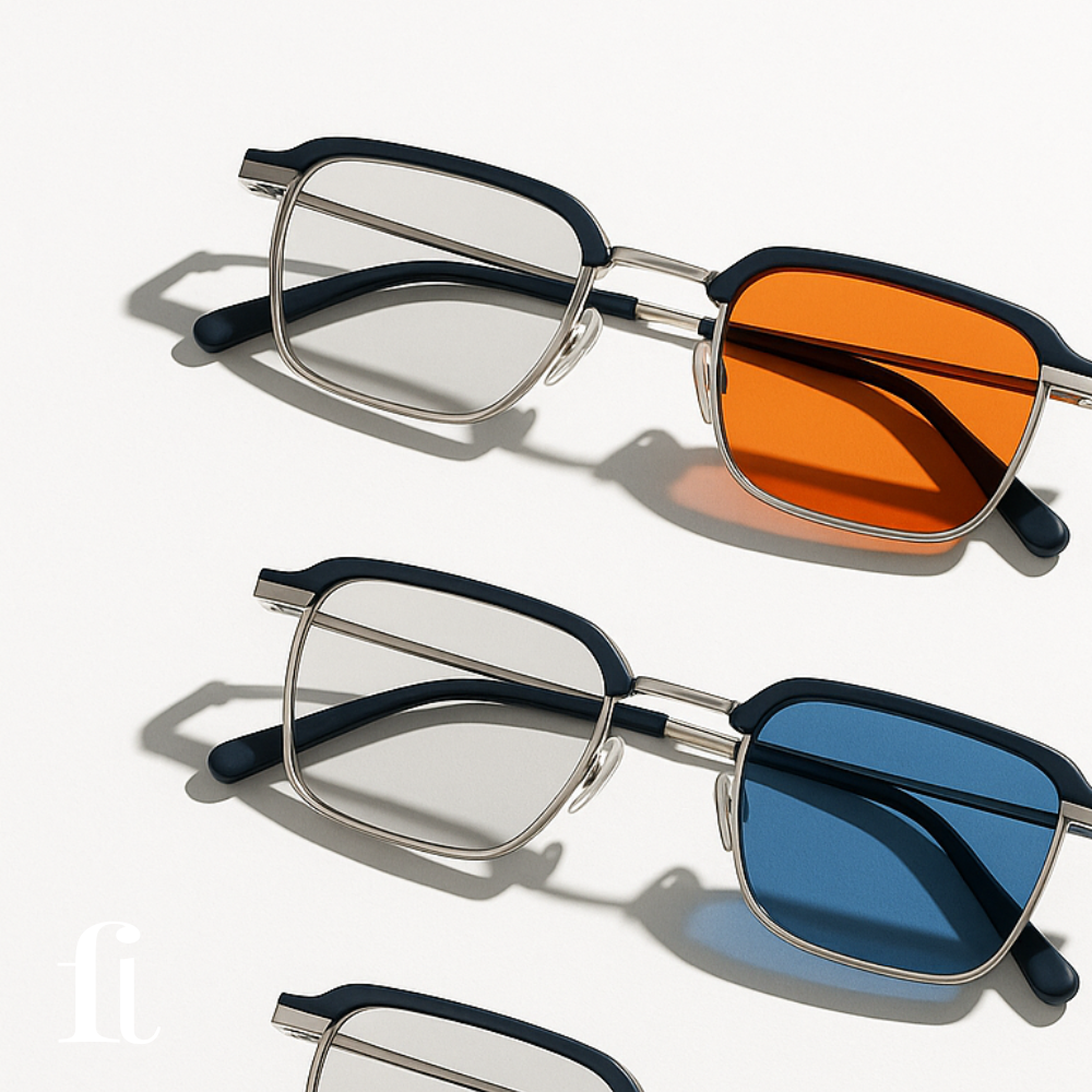 Lunettes photochromiques premium – design rectangulaire & protection lumière bleue